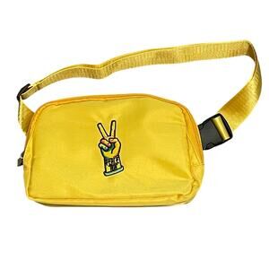 Belt Bag Fanny Pack Festival Concert Vacation Cruise Travel Yellow Colorful